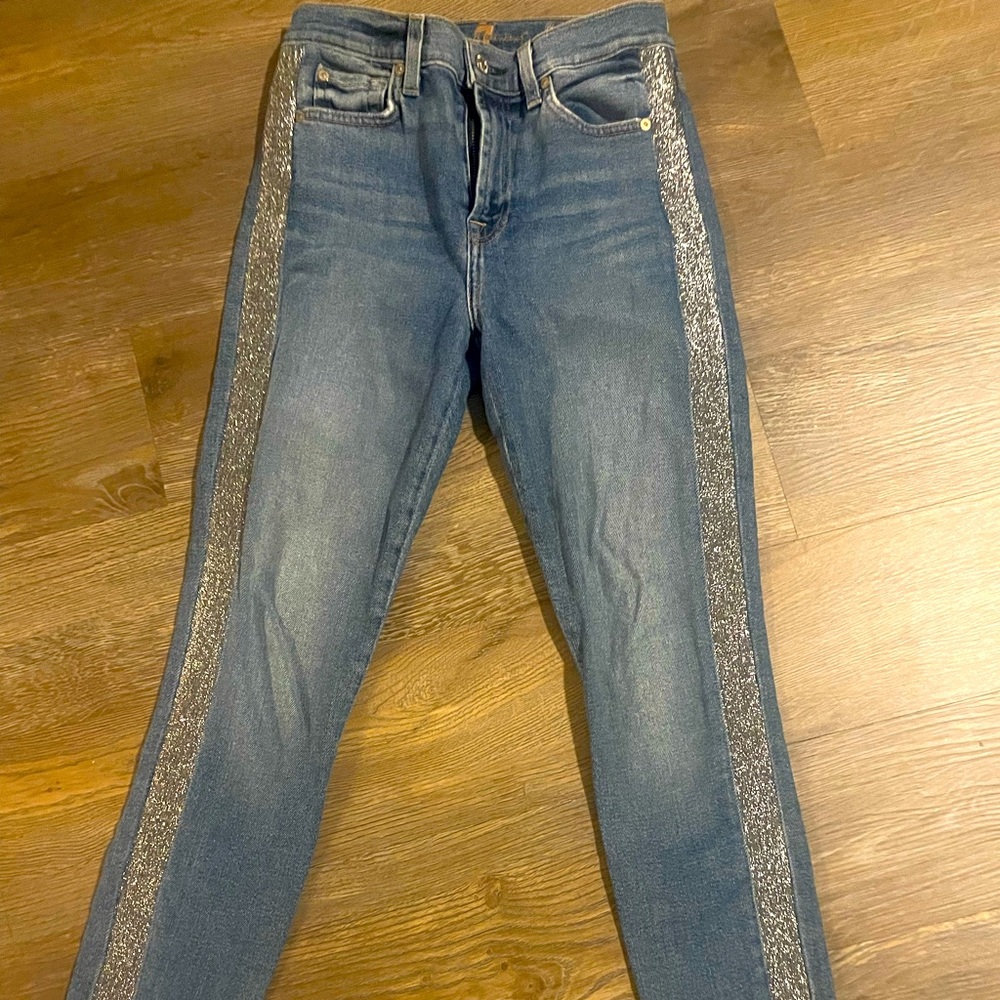 Skinny high rise jeans used